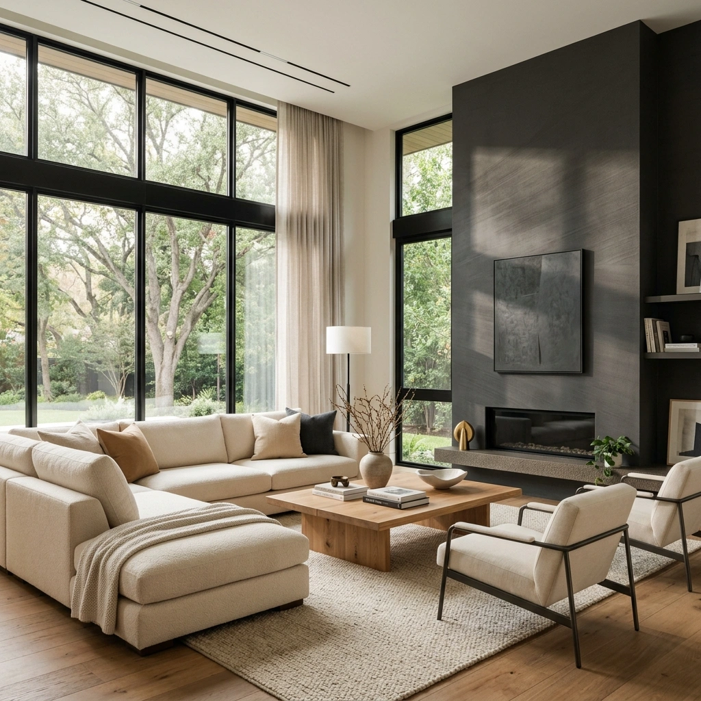 Luxurious Modern Living Room by Yello Wall Decor