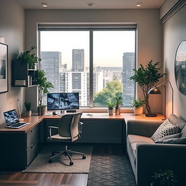 2025 home office design by a home interior designer in Bangalore