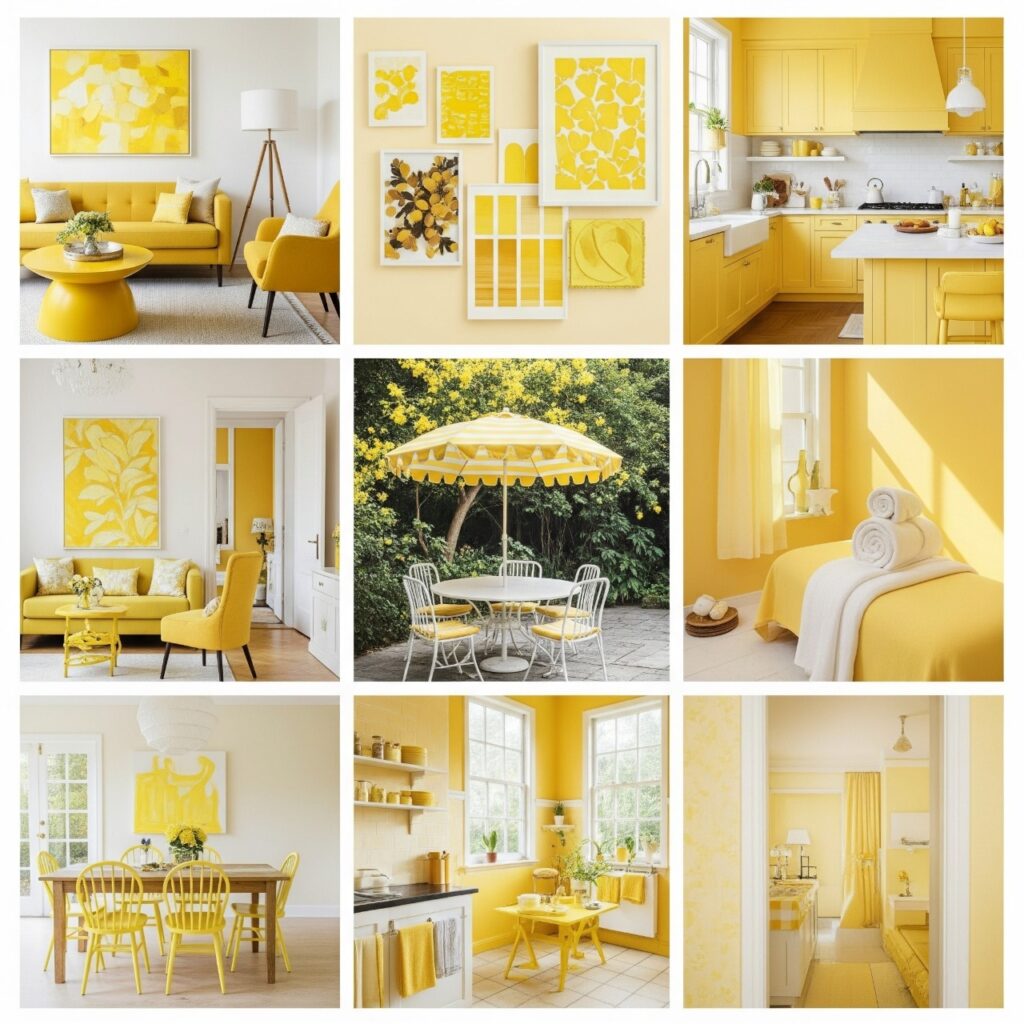 Yellow-themed commercial space by top commercial interior designers in Bangalore