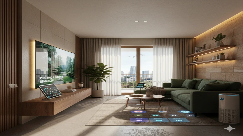 Modern interior ideas for apartments by Yellow wall decor Bangalore