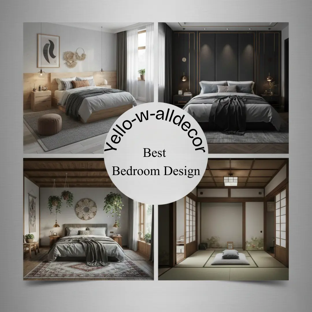 Interior Designer in Bangalore bedroom interior design by Yello-w-alldecor