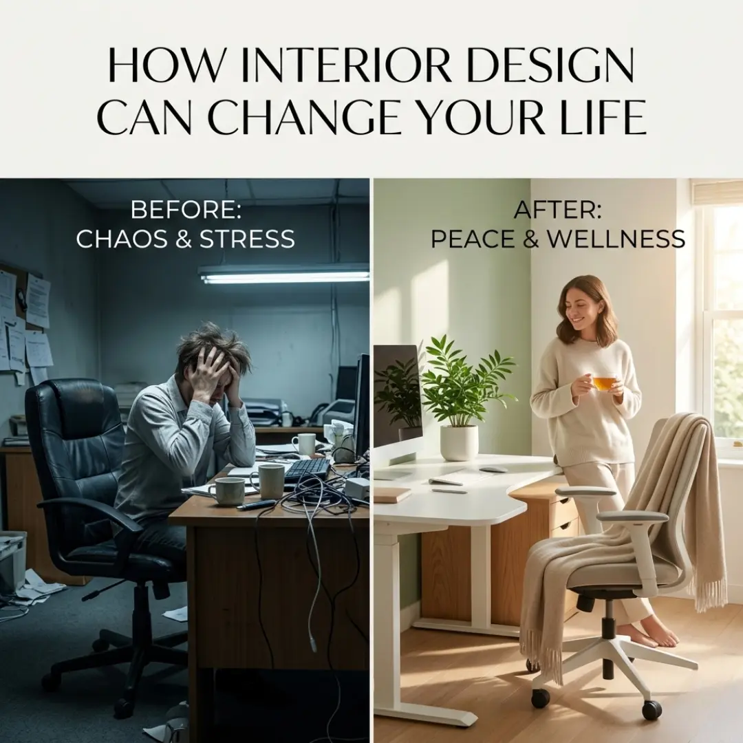 Interior service near me by Yellow Wall Decor transforming modern living room interior design