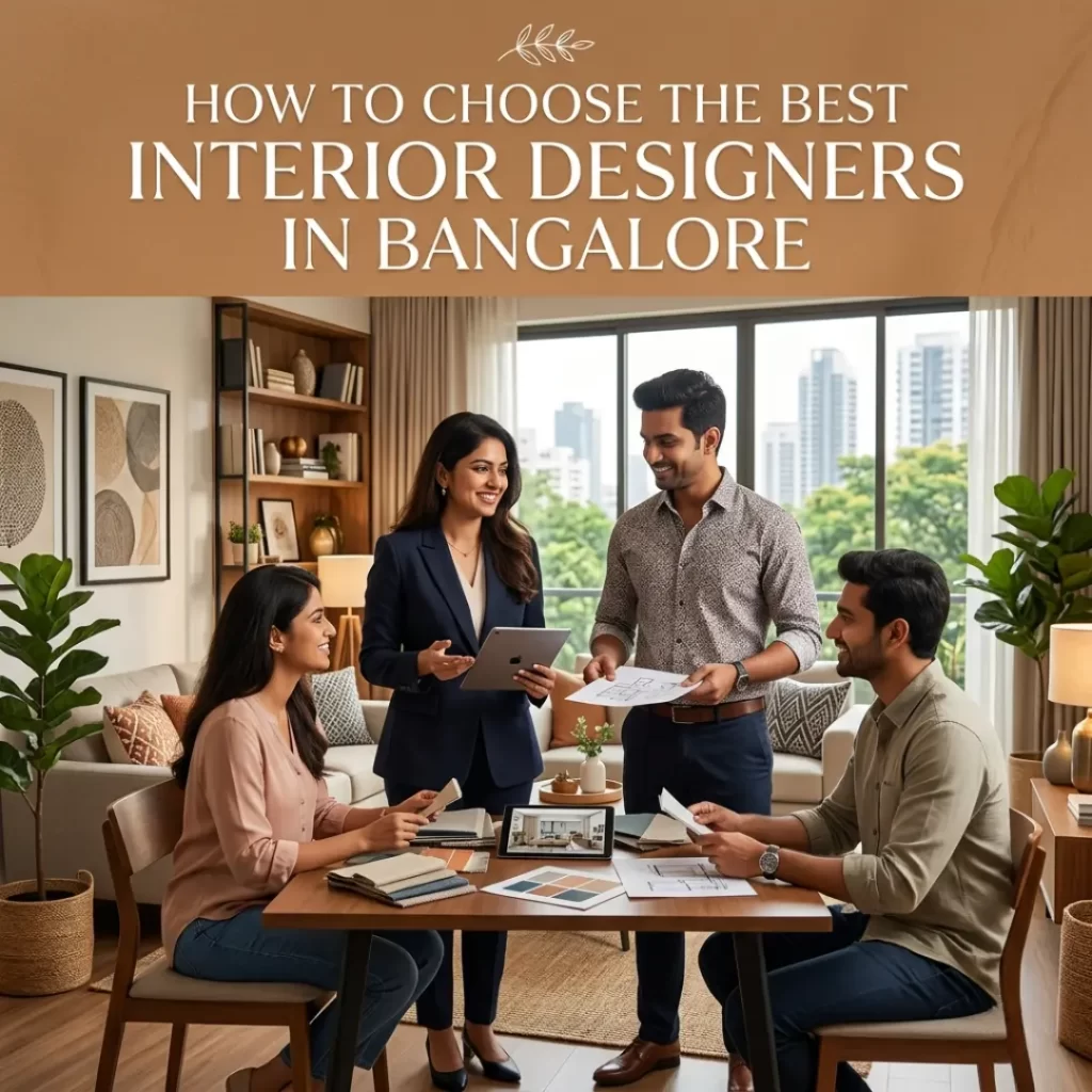best interior designer for flat in Bangalore