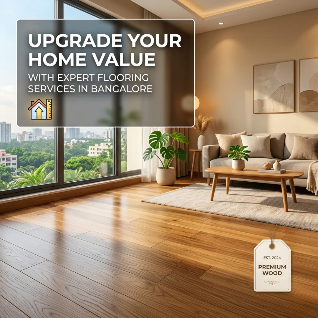 Expert Flooring Services in Bangalore by Yellow Wall Decor improving modern home interiors and property value