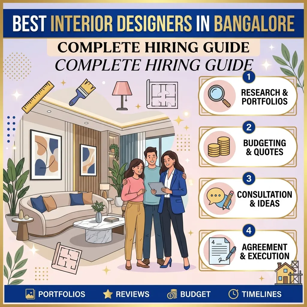 Home Interior Designers Bangalore by Yellow Wall Decor