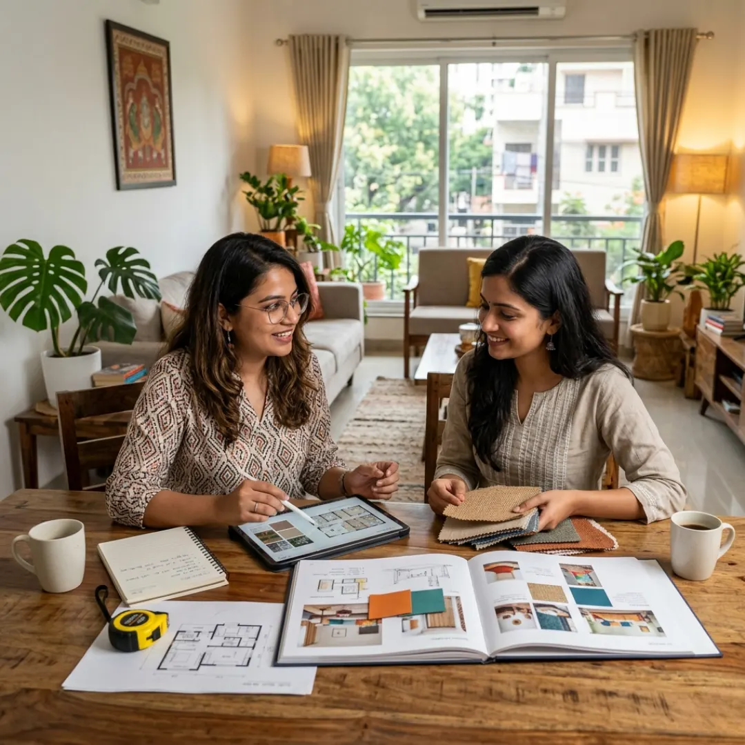 Affordable Interior Designers in Bangalore creating stylish and functional home interiors by Yellow Wall Decor