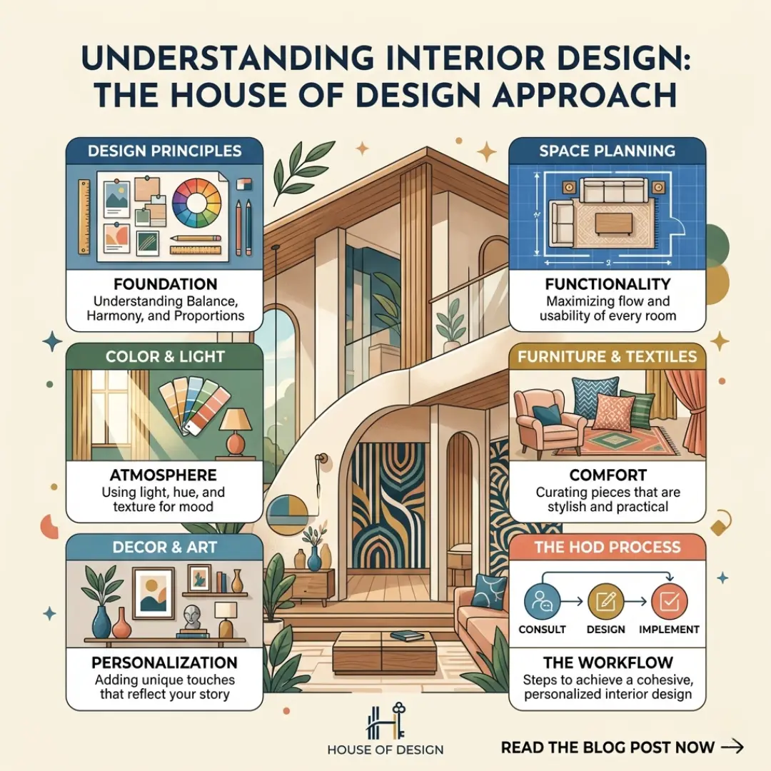 Professional interior design consultation showcasing space planning, furniture selection, and modern home styling by Yellow Wall Decor.