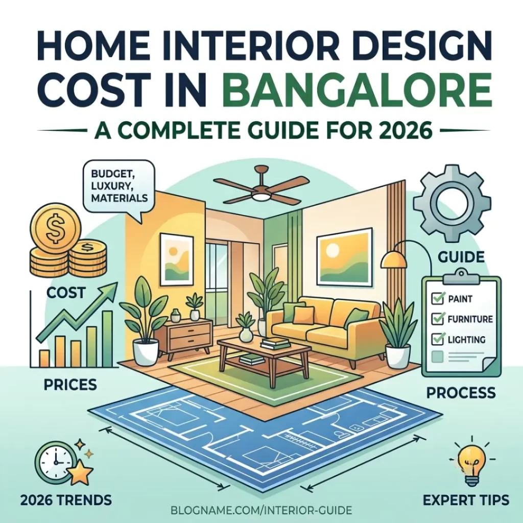 Home Interior Cost in Bangalore guide by Yello-W-AllDecor interior designers