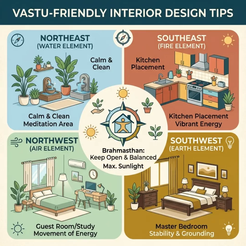 Vastu-Friendly Interior Design for a modern home by Yello-w-alldecor