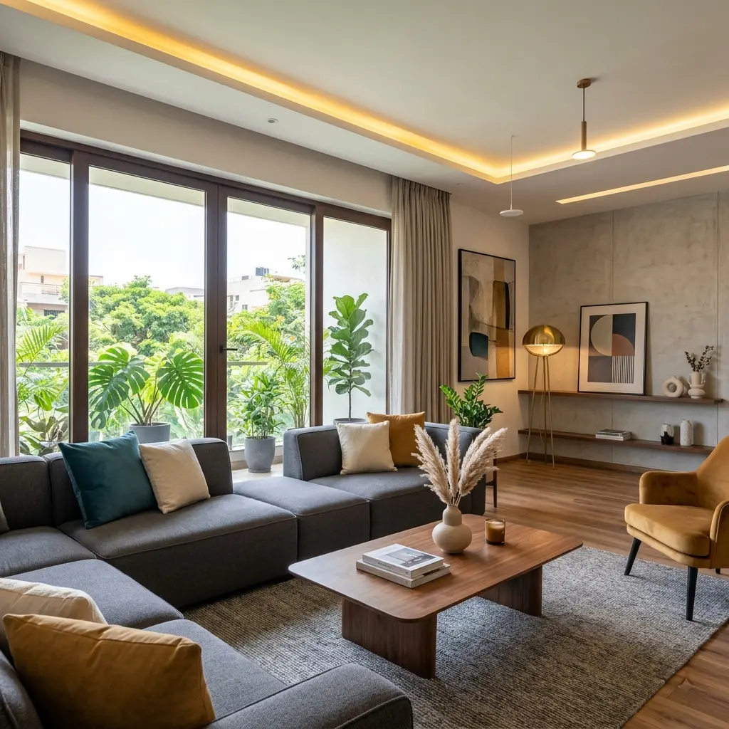 Modern home interior by Interior Designers in Kalkere