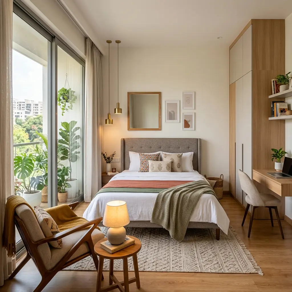 Modern Bedroom Interior Design Bangalore by YellowAllDecor for stylish homes
