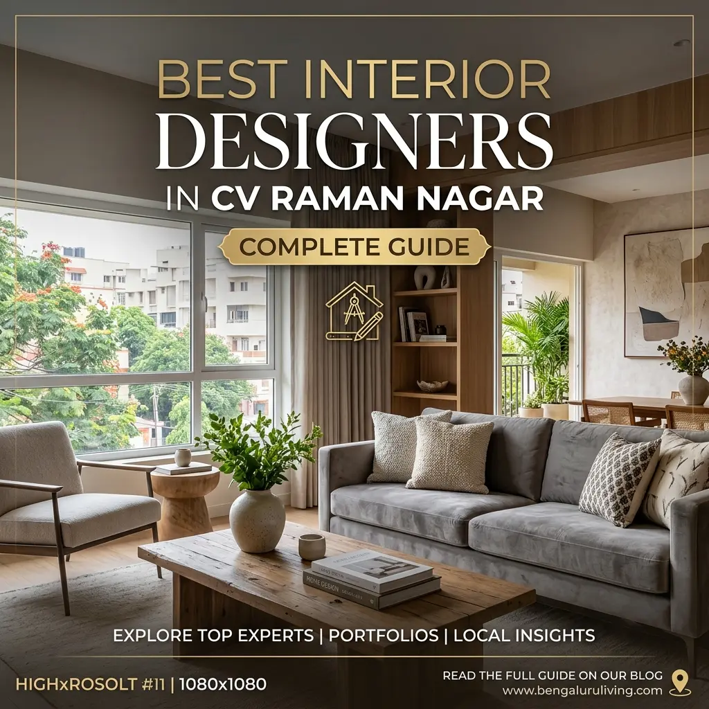 Interior Designers in CV Raman Nagar by Yello-W-All Decor creating modern home interiors