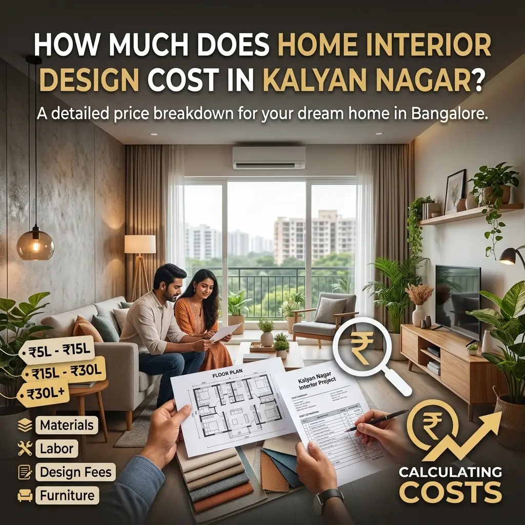 Interior design price in Kalyan Nagar by Yello-W-AllDecor
