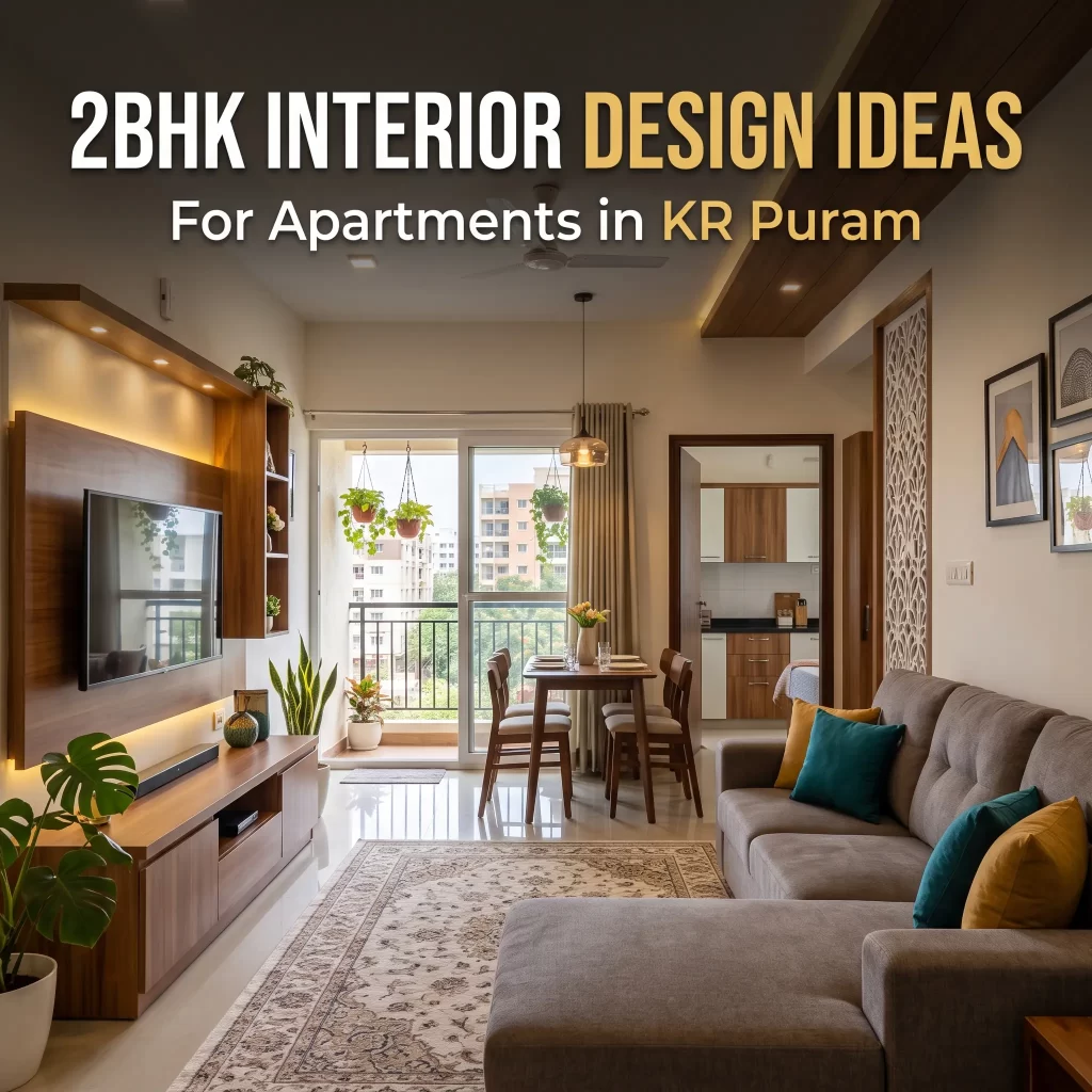 2BHK interior design ideas for KR Puram apartments