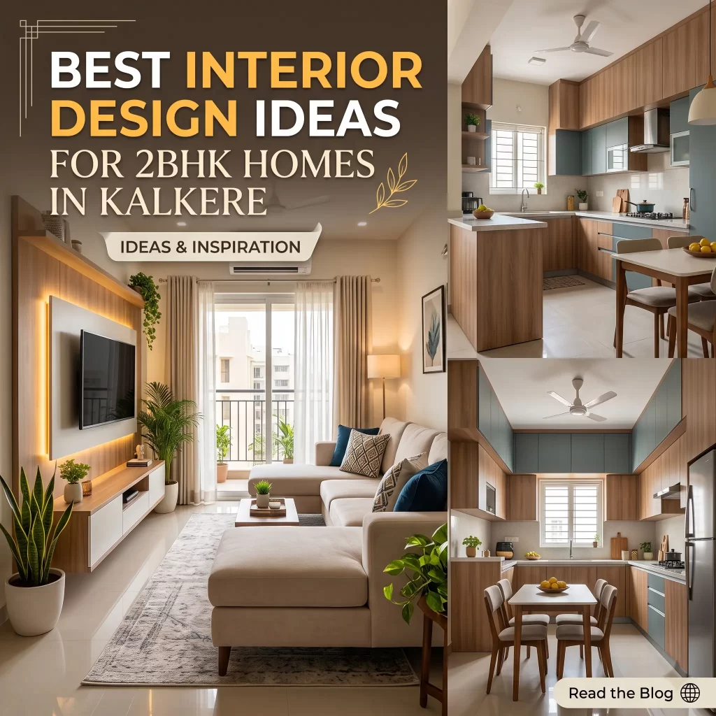 Apartment interior design ideas in CV Raman Nagar by Yellowalldecor