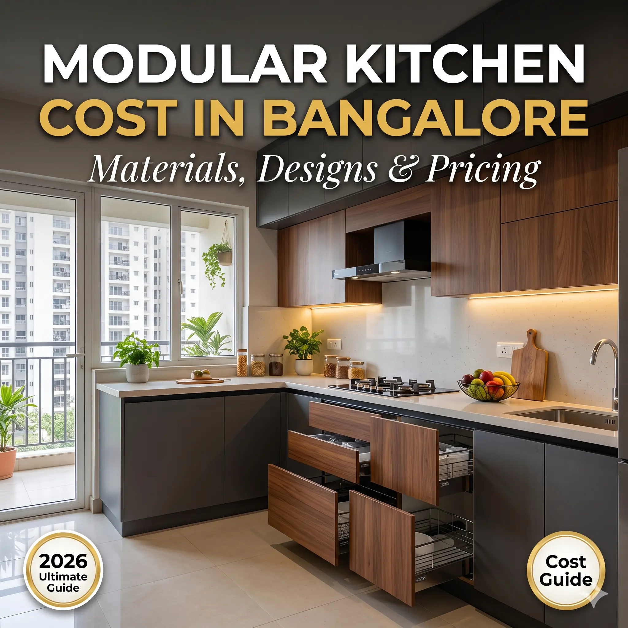 Modular kitchen price in Bangalore by Yellowalldecor